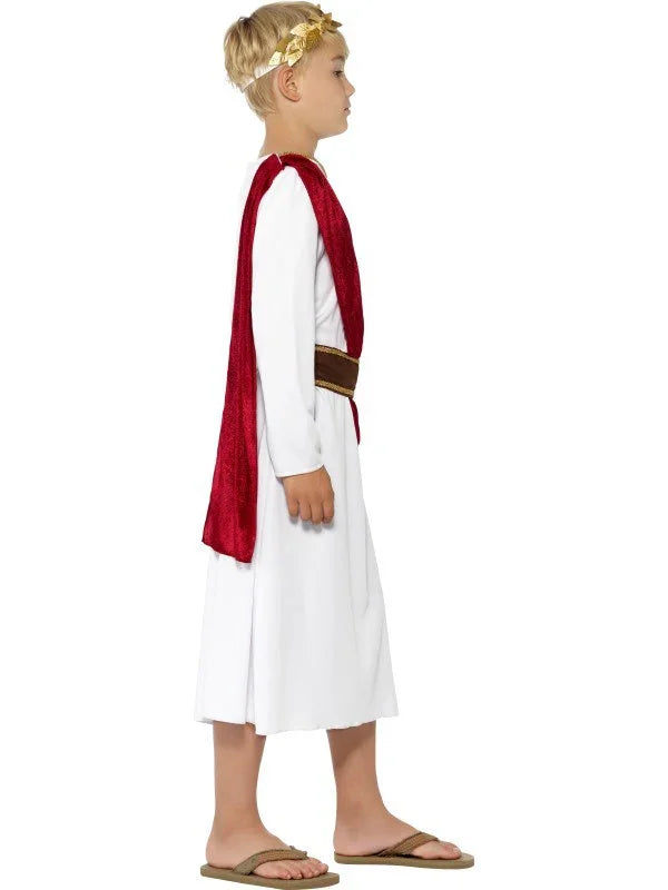 Disfraz de Romano con Toga Roja para Niño INFANTILES Smiffys